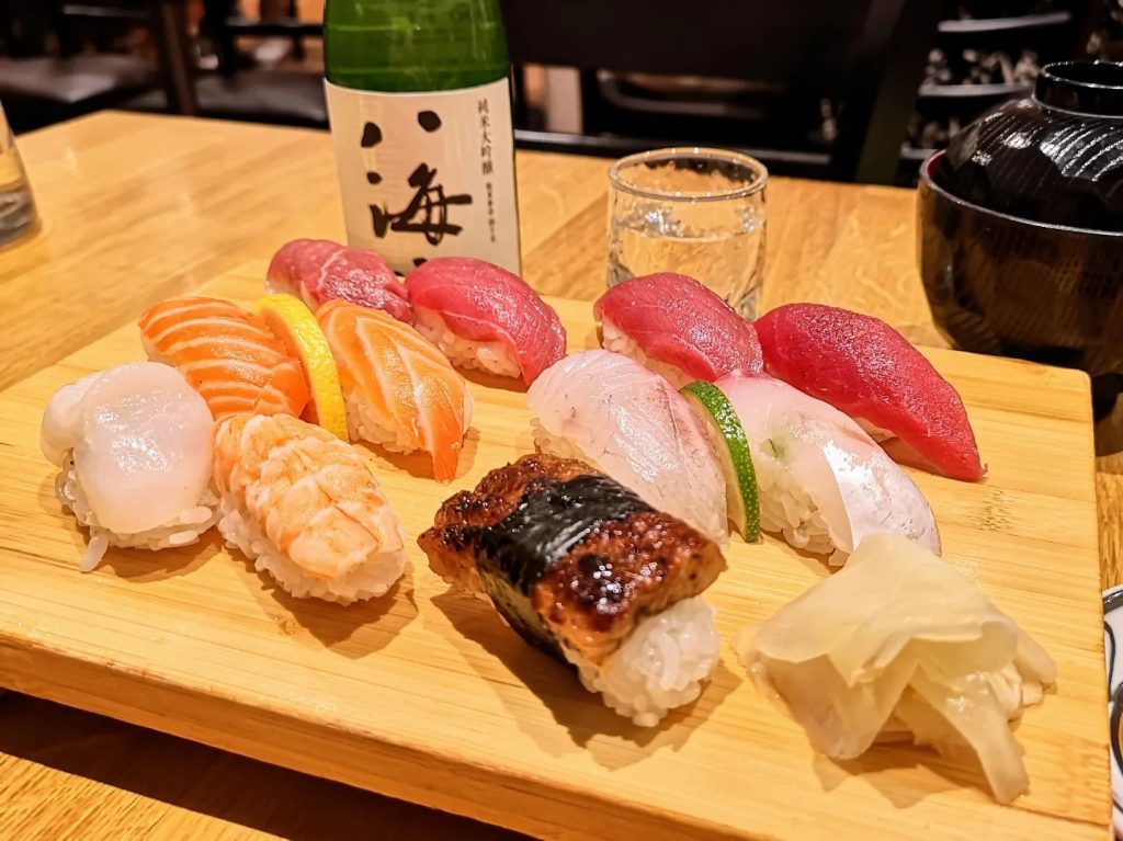 Restaurant japonais zen sushis moriawase
