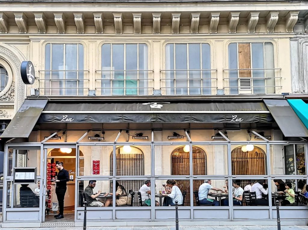 Restaurant japonais zen terrasse