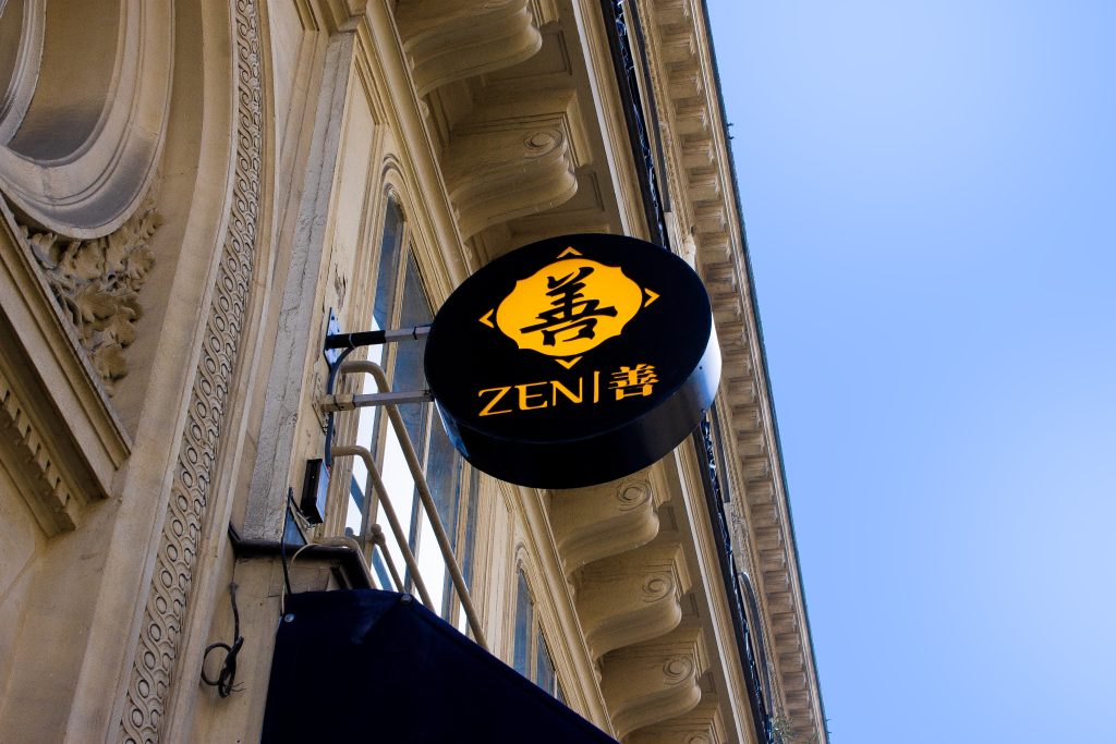 Restaurant Zen Paris 1
